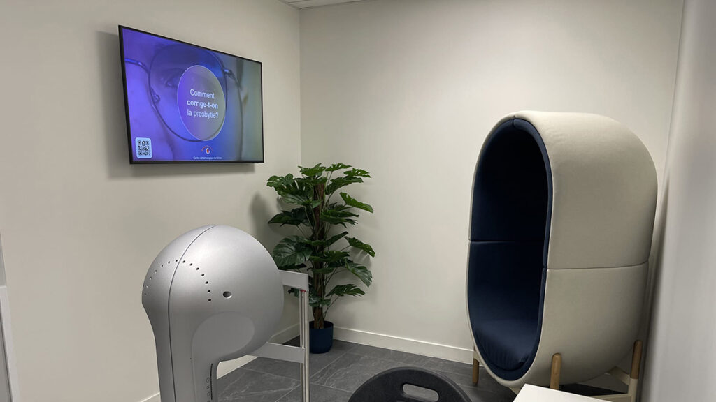 salle consultation centre union laser vision toulouse chirurgie refractive operation cataracte